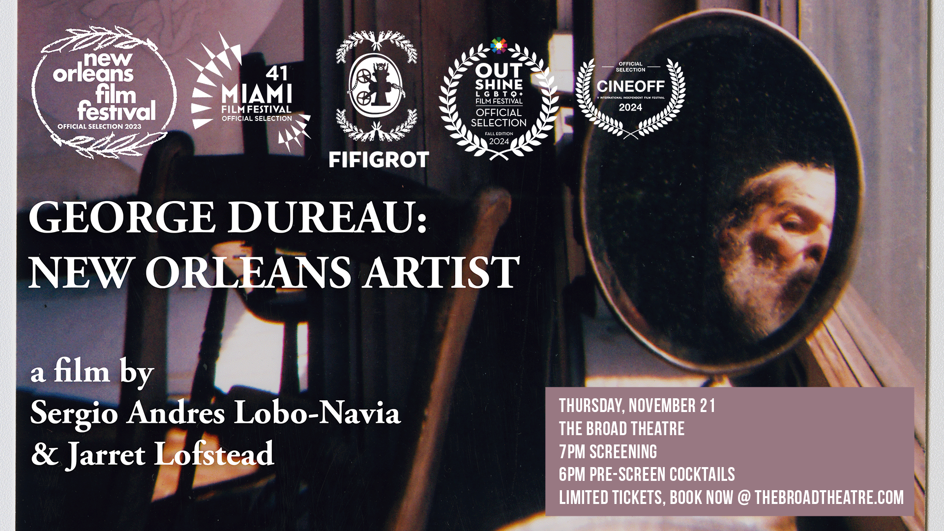 George Dureau: New Orleans Artist Documentary Feature Film Poster